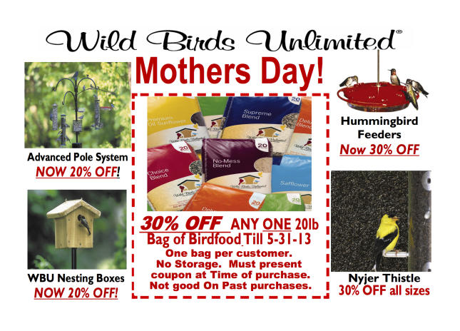 May 2013 Mothers Day Sale